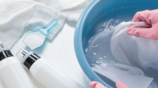 衣類用漂白剤の正しい使い方。